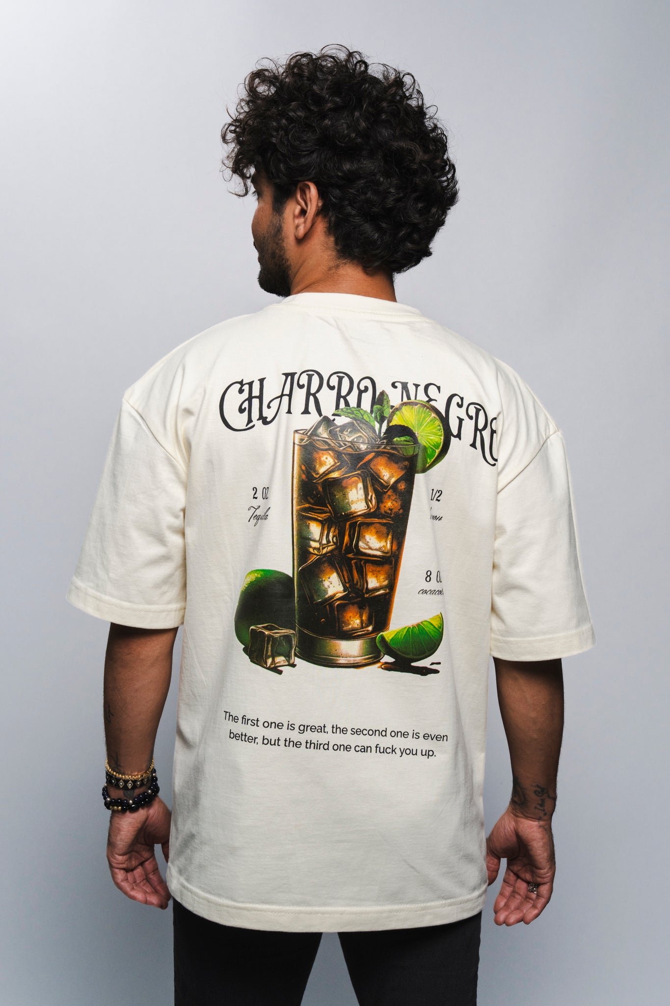 Charro Negro Tee - Beige